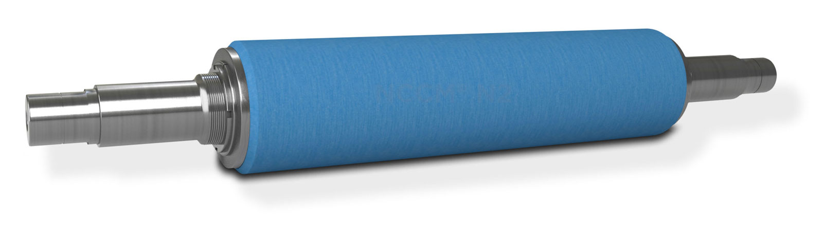 Perspective view of the NCCM<sup>®</sup> N2 nonwoven roll on a metal shaft