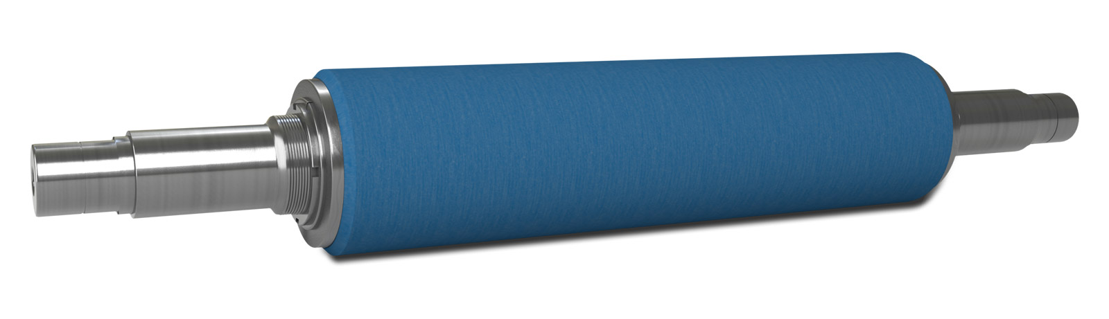 Perspective view of the NCCM<sup>®</sup> NS nonwoven roll on a metal shaft