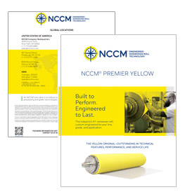 Cover and first page of the NCCM® Premier Yellow data sheet